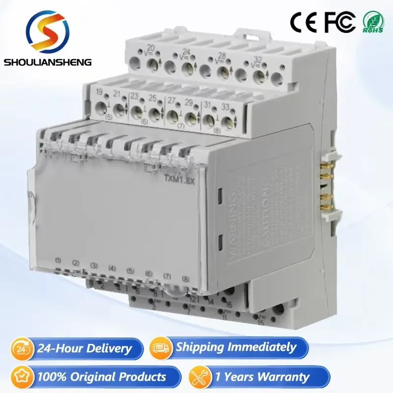 New Original Gold Seller PLC Controller for TXM1.8X Industrial PLC Programming