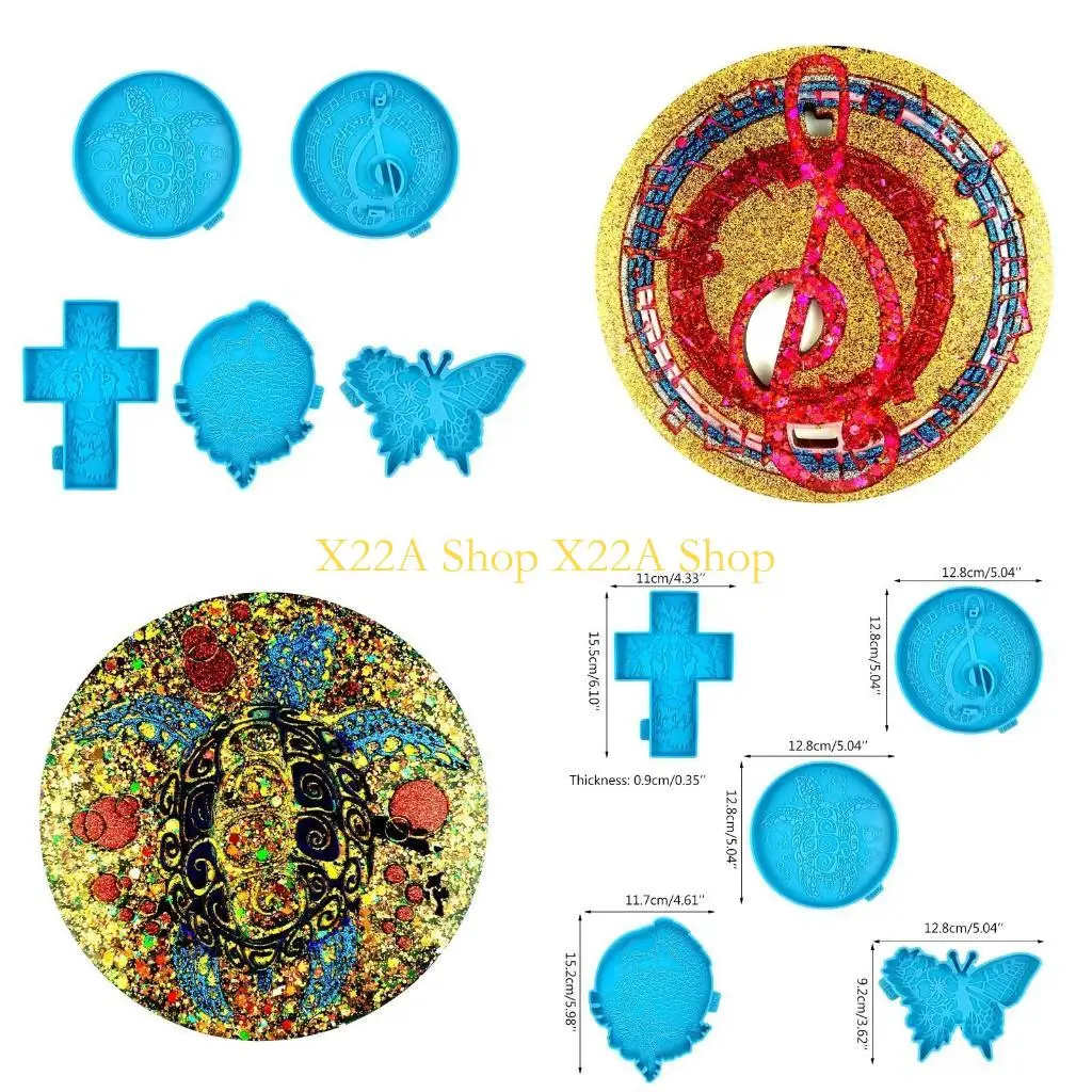 

Unique Silicone Tray Mold Resin Silicone Molds Diy Crystal Animal Series Storage Tray Mold for Making Fruit Storage Plate