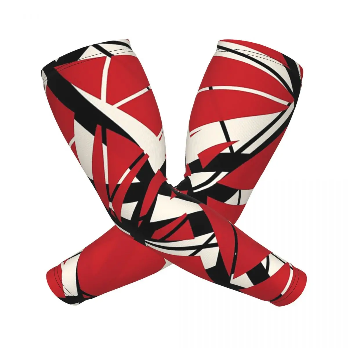 

EVH Аутентичный дизайн в полоску (красный) Рукава для мужчин и женщин Защита от солнца и ультрафиолета Татуировка Прикрытие Спорт Охлаждение Велоспорт