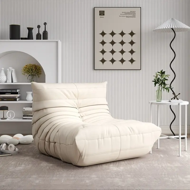 أريكة إسفنجية بقاعدة واحدة، أريكة أرضية بدون ذراع، أريكة أرضية كسولة، كرسي مريح بجانب السار، كراسي بين باج، أريكة للبالغين