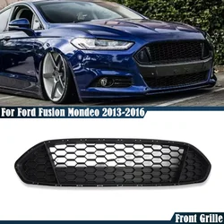 Samochodowa kratka przedniego zderzaka z siatki o strukturze plastra miodu do Ford Fusion Mondeo 2013 2014 2015 2016, akcesoria do grilla wyścigowego