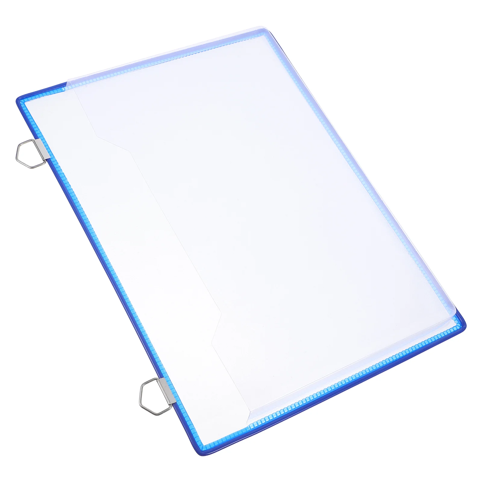 

File Storage Bag Writing Pad Hanging Pocket Organizer Plastic Transparent Container Wall Office Accessory Magazine