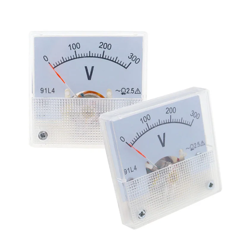 91L4 AC 0-150V 250V 300V 450V Analog Panel Volt Voltage Meter Voltmeter Gauge 91L4 AC 0-150V