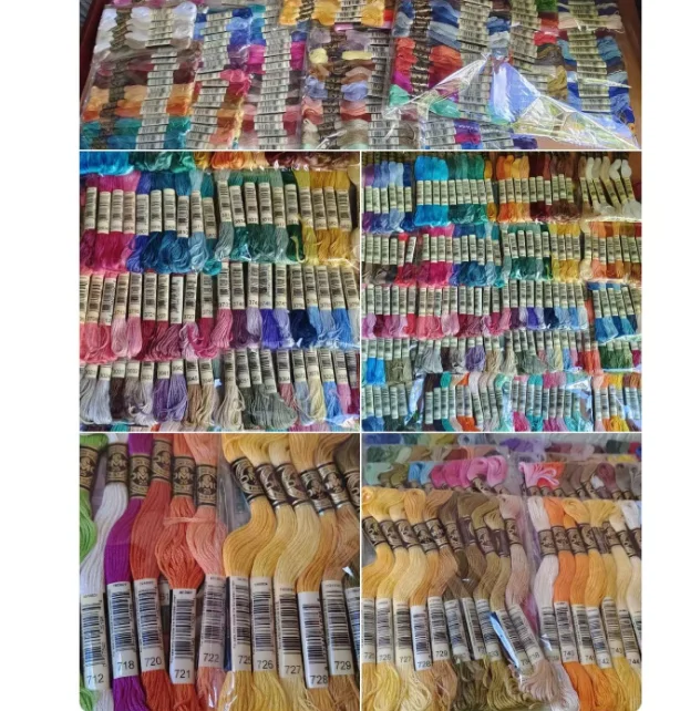 

DMC embroidery thread cross stitch thread Art117 482 color European embroidery pure cotton thread needle thread hand-made