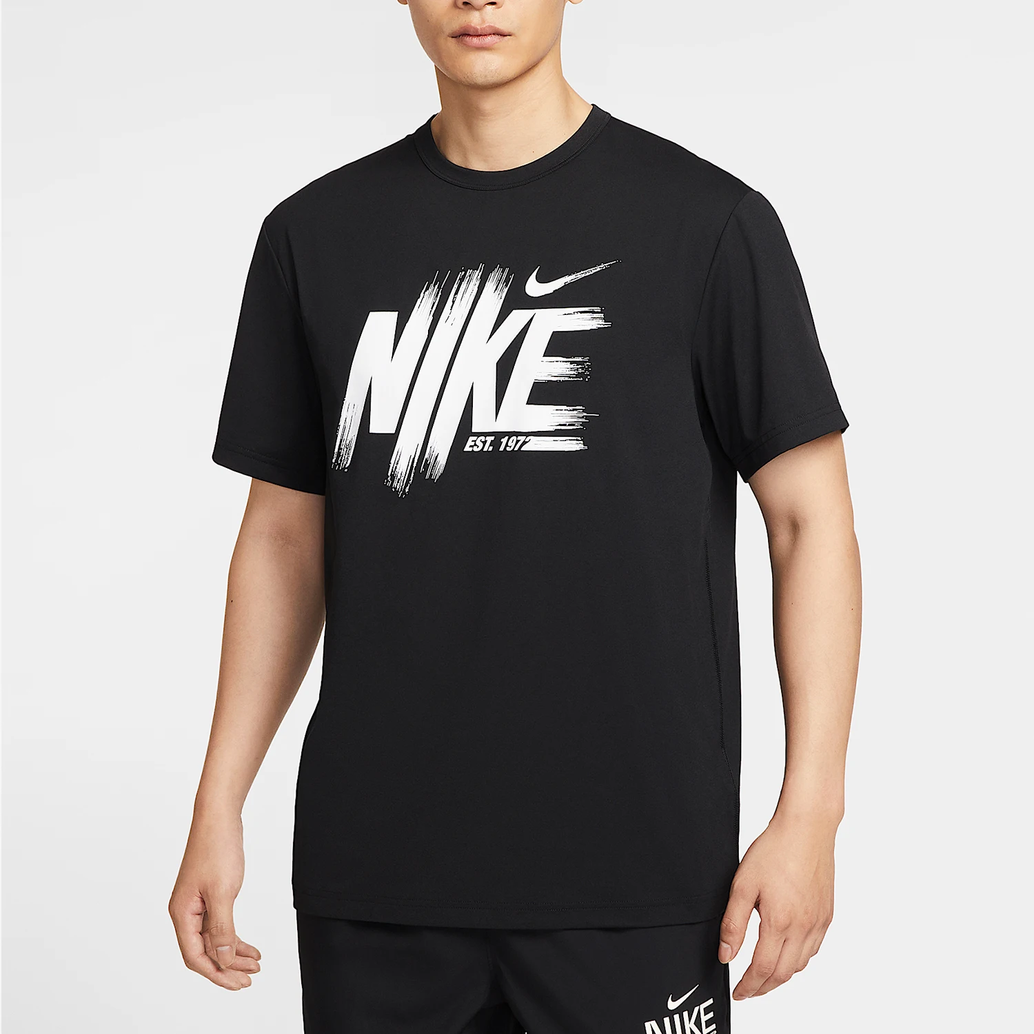 

Nike genuine Men's Summer Knit Round Neck Sun Protection Outdoor Sport Short Sleeve HV0382-010