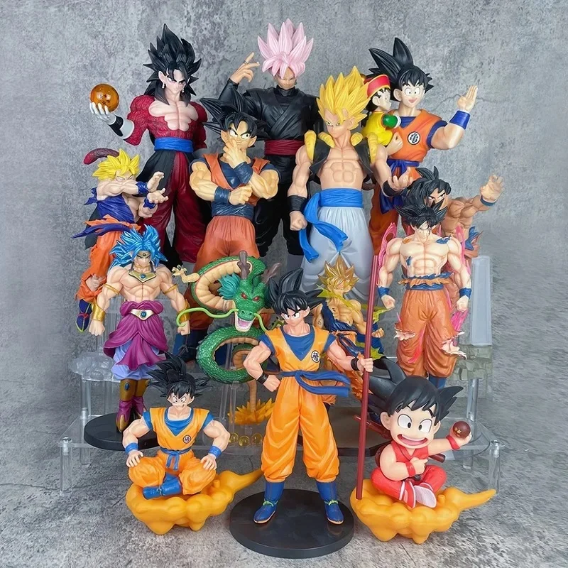 Anime Action Character Figurine Dragon Ball Character Wukong Beijita Pvc Model Toy Children'S Gift Collection Statue