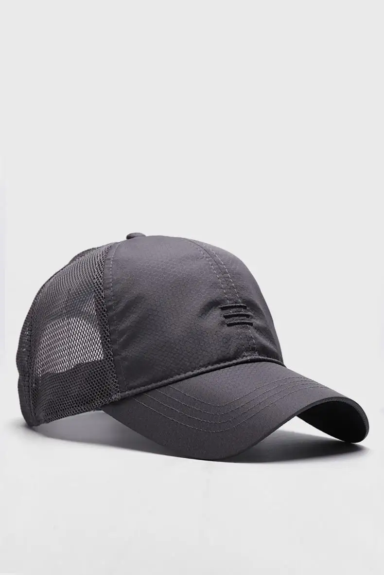 Overs ize Big Head Man Plus Size Baseball Cap Frühling Sommer dünne Stoff Mesh Sonnenhut männlich Snapback m 55-59cm l 60-64cm – Detail 15
