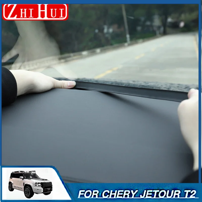 4x4 Insulation Strip Central Control for Chery Jetour T1 T2 2024-2025 Rubber Styling Sound Sealing