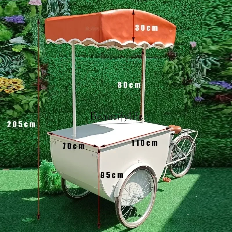 Outdoor Activities Art Gallery Dining Car Market Camping Snack Tricycle Holiday Food Cart