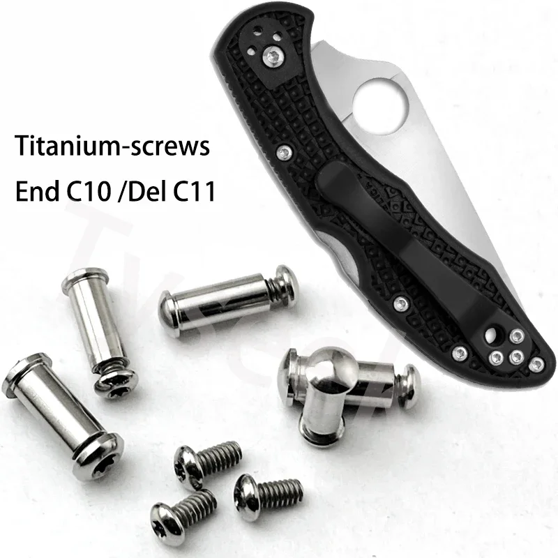 Full Set Stainless Steel Knife Handle Screws for C11 Delica C10 Endura Custom Made Folding Knives DIY Making Accessories Parts