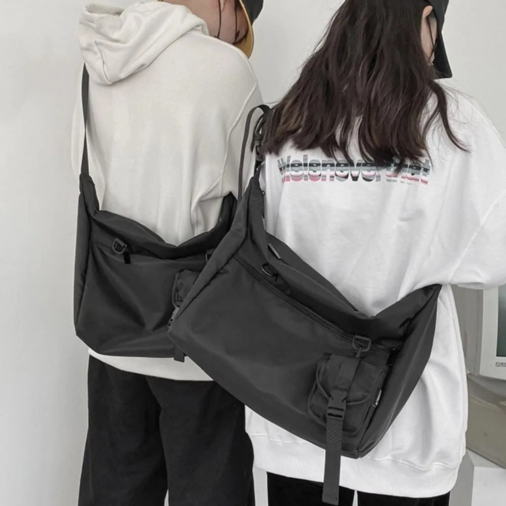 

Модная сумка через плечо из ткани Оксфорд с сумкой для наушников, большая вместительная спортивная сумка для фитнеса, кошелек для монет, сумка для мальчиков, унисекс