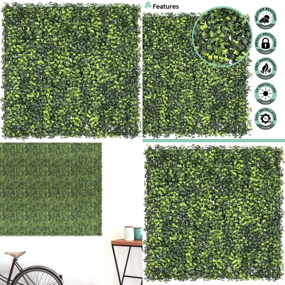 

Искусственные панели из самшита 20x20 см - Декор для наружных и внутренних зеленых стен, для создания живой изгороди