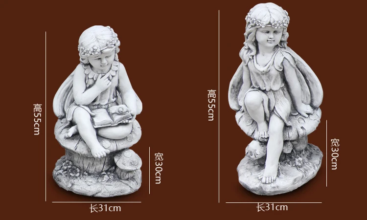 European garden courtyard balcony wedding Cupid outdoor landscape creative little angel figure sculpture decorative ornament