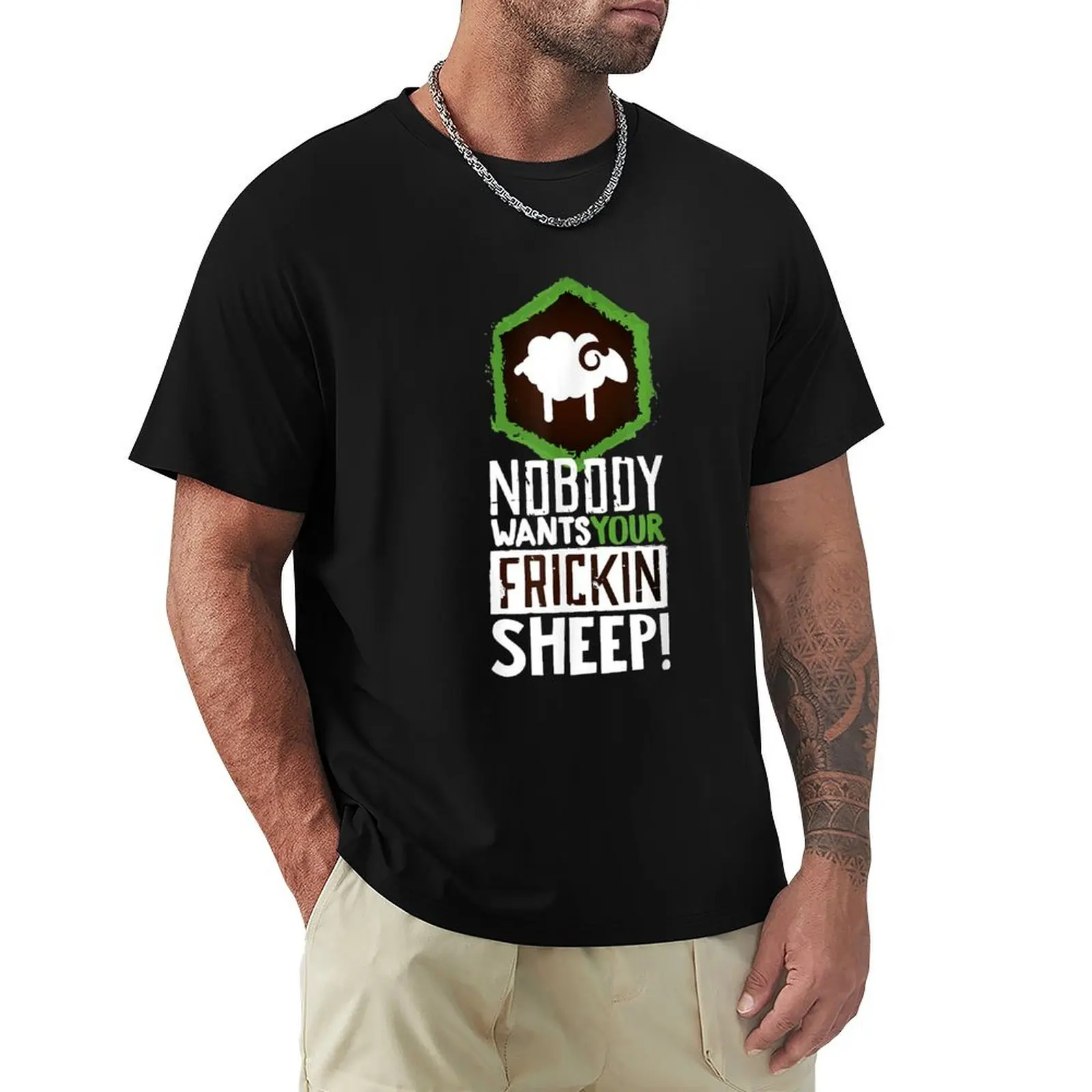 

Nobody Wants Your FRICKIN Sheep Board Game T-Shirt sweat valentines clothes Funny t-shirt cute tops fitted t shirts for men