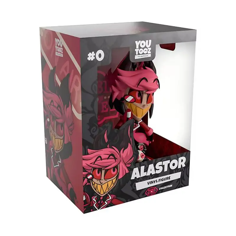 13.4Cm Pvc Youtooz Hazbin Hotel Alastor Game Action Figure Collectible Model Ornaments Garage Kit Doll Toys Gift