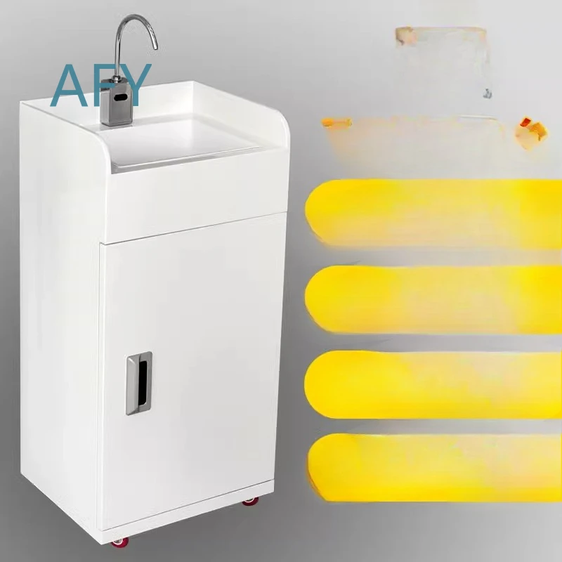 Induction Water Outlet Washbasin for Medical Beauty Use Non-Plumbed Water Storage Sink for Salon Spa Clinic Portable Hand