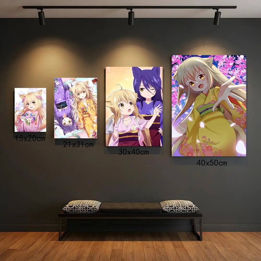 anime K-KONOHANA KITAN-N Poster Self Adhesive Wall Decor for Modern Home Cafe Office and Bar