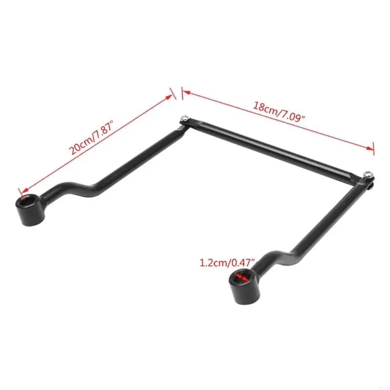 Soportes de montaje de barra de soporte para alforjas de motocicleta aptos para la mayoría de motocicletas