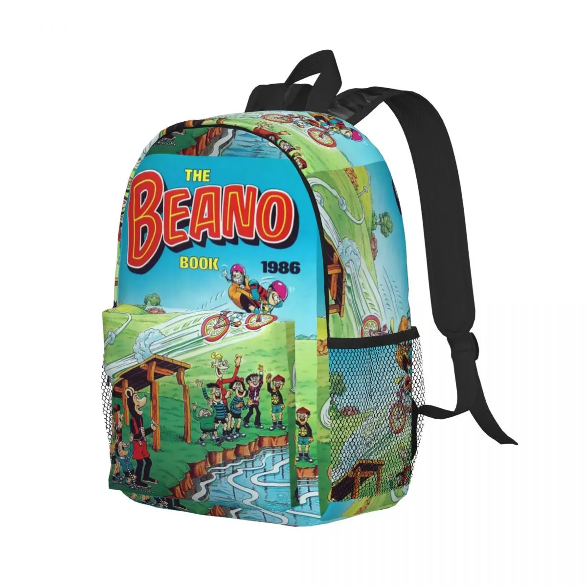 

Книга BEANO 1986, рюкзак в стиле ретро с комиксами, винтажный ежегодный рюкзак для мальчиков и девочек, детская школьная сумка, компьютерные сумки на плечо для мужчин и женщин