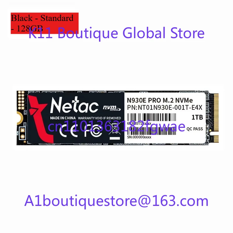 Original Netac N930E PRO NVMe M2 SSD 128gb 256gb HDD 512gb 1tb