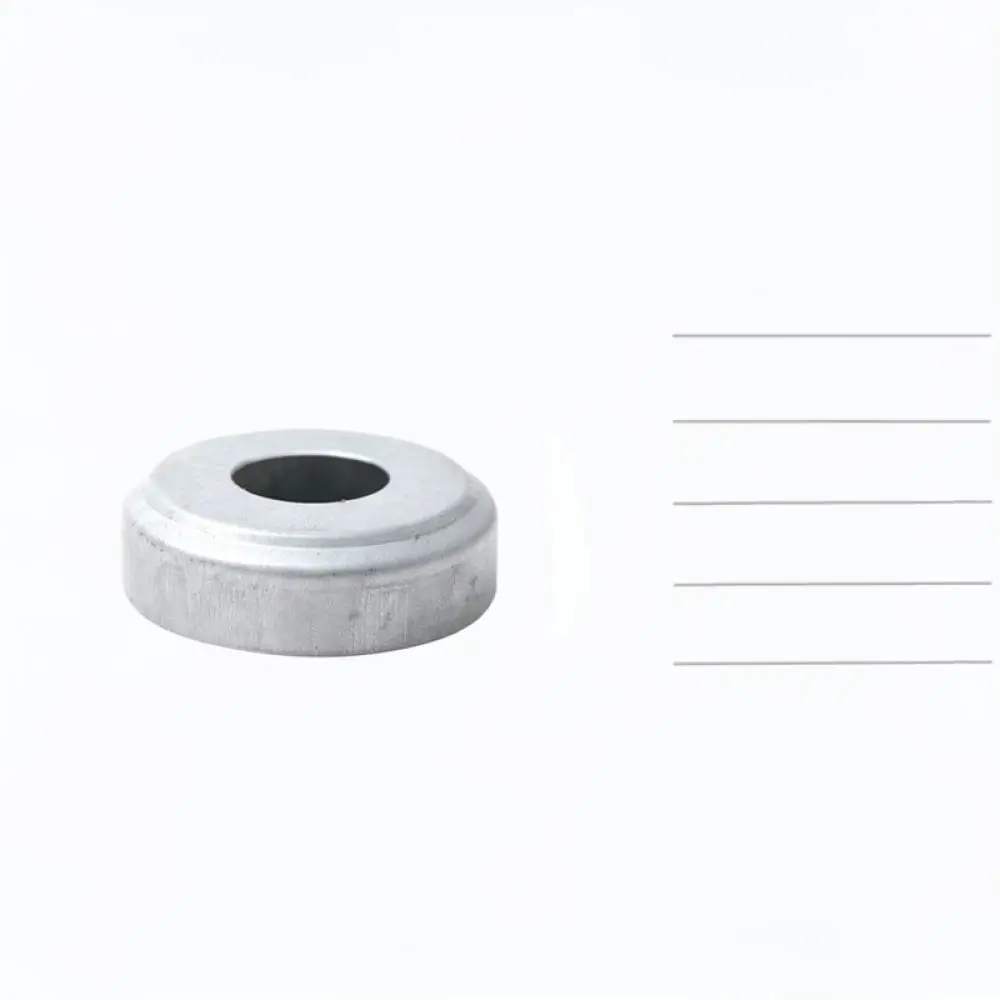 Heavy Duty Galvanized Metal Column Base Cover Split Design Decorative Trim For Round Tube Fence Hardware Fittings
