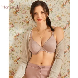 Underwire Maternity Nursing Bras Breastfeeding Maternal Support Full Coverage Women's Lightly Padded  Bra Prevent Sagging Basic