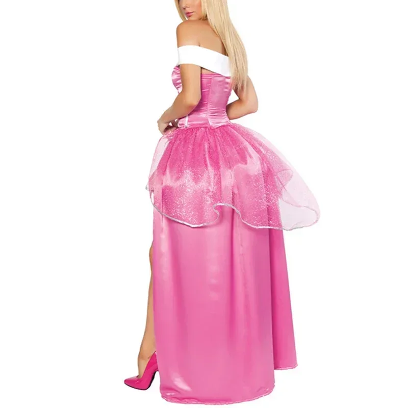 زي الأميرة الوردية هالوين للنساء ، زي كرنفال في العصور الوسطى ، زي تأثيري خيالي ، الكبار