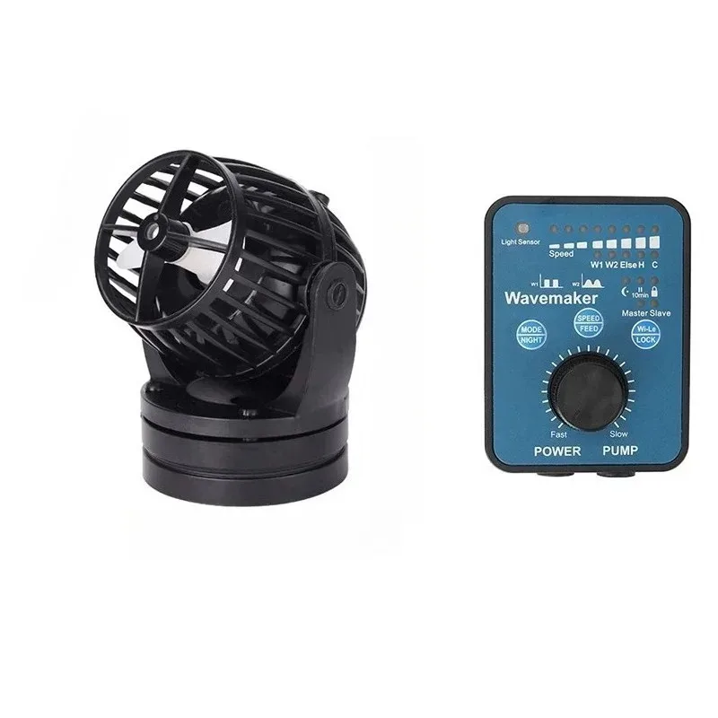 For Saltwater Tank Wave Pump, Oscillating Wavemaker for Coral Reef Aquarium, Variable Speed Flow Pump