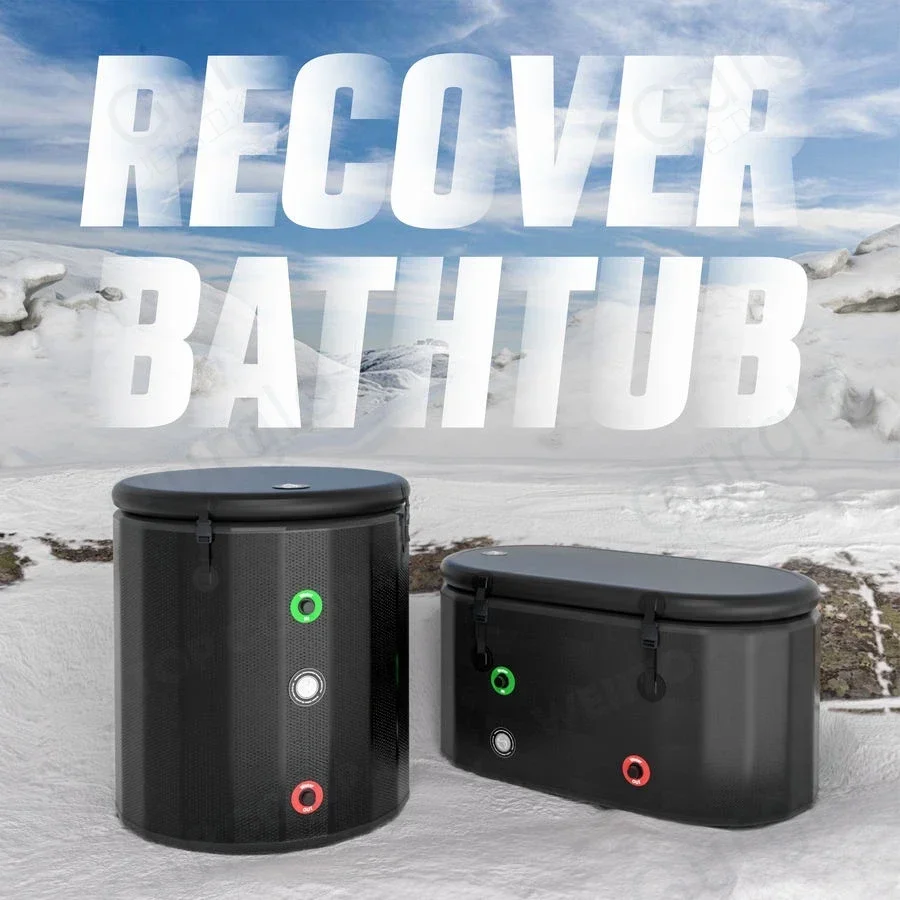 

Portable Cold Plunge Tub Inflatable Ice Barrel Pvc Ice Bath Tub With Water Chiller