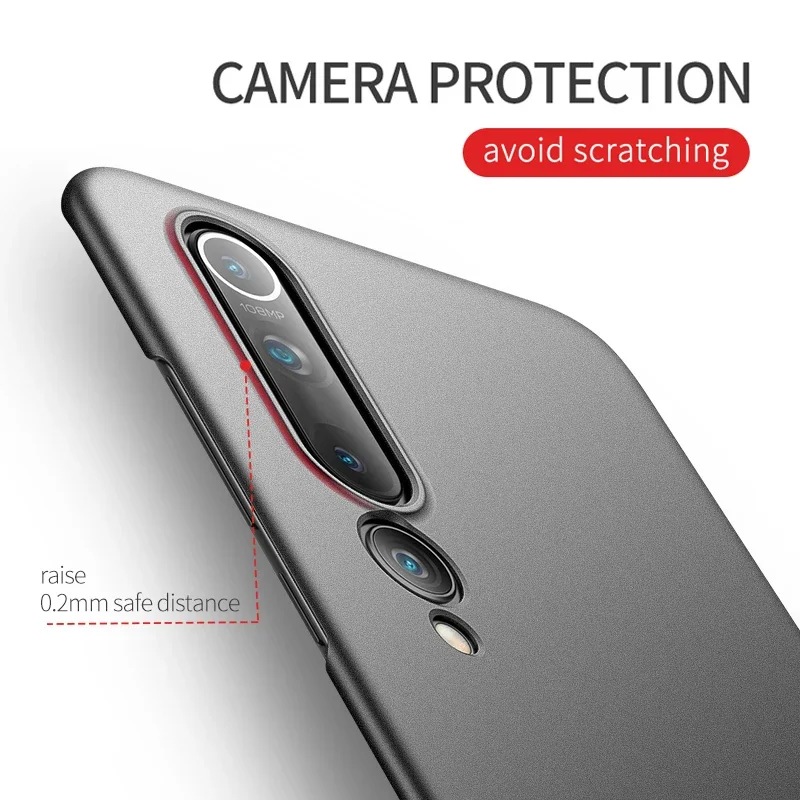 For Xiaomi Mi 10T Hard PC Shockproof Cover Lightweight Ultra Slim Matte Case For XIAOMI Mi 10 10T Pro Covers