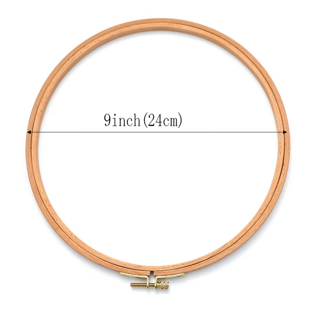 10 stks/partij Dia 3-12 inch Ronde Borduurhoepels Houten Beuken Kruissteek frame Hoops Craft Borduren Gereedschap