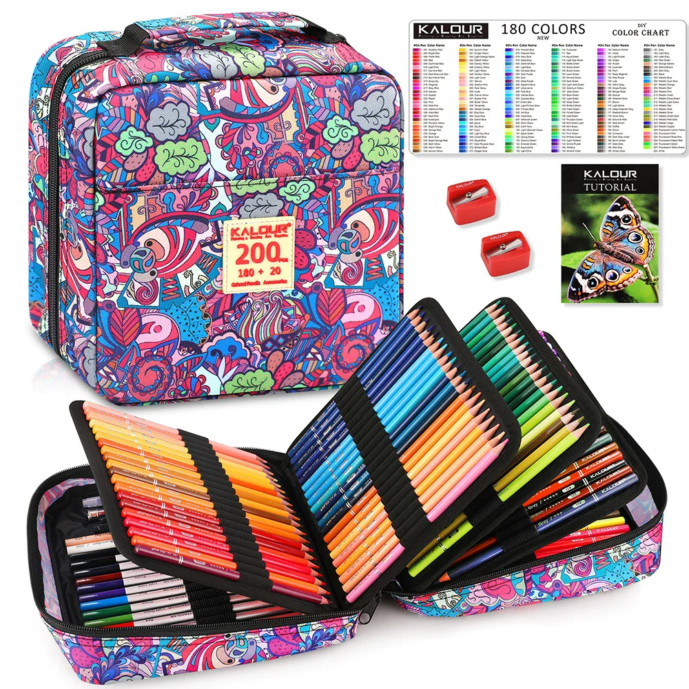 kalour-juego-de-200-lapices-de-colores-portatiles-en-un-estuche-ideal-para-dibujar-y-pintar-con-minas-de-colores-especiales