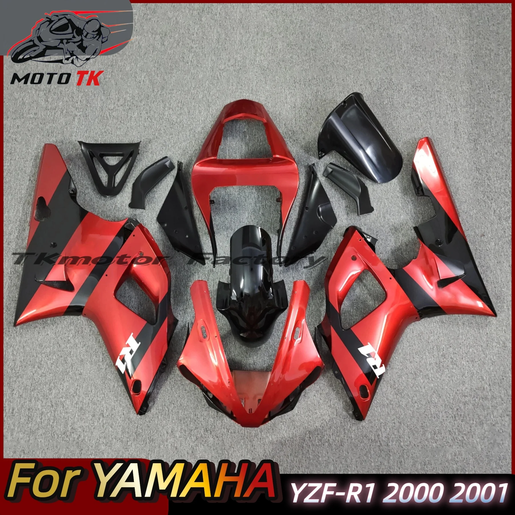 

The ABS plastic fairing kit for Yamaha YZF R1 00 01 YZFR1 2000 2001 Motorcycle Replacement Fairings Set