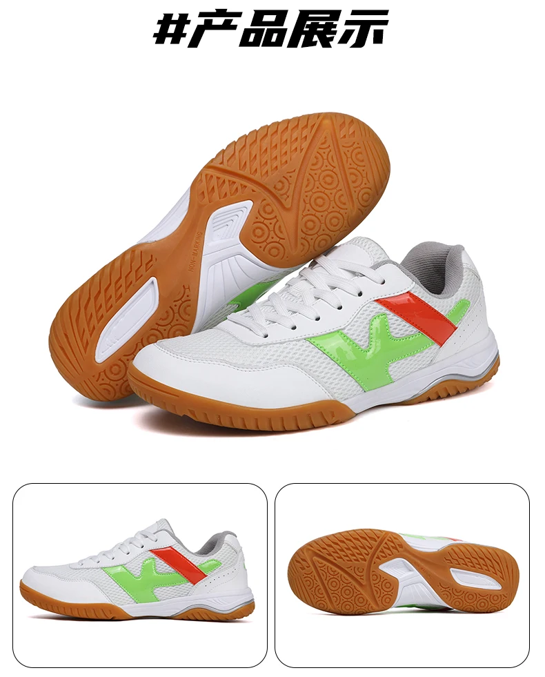Professionelle Männer Badminton Schuhe Tischtennis Sport Volleyball Schuhe Ping Pong Atmungs Trainer Turnschuhe Sportschuhe – Detail 9