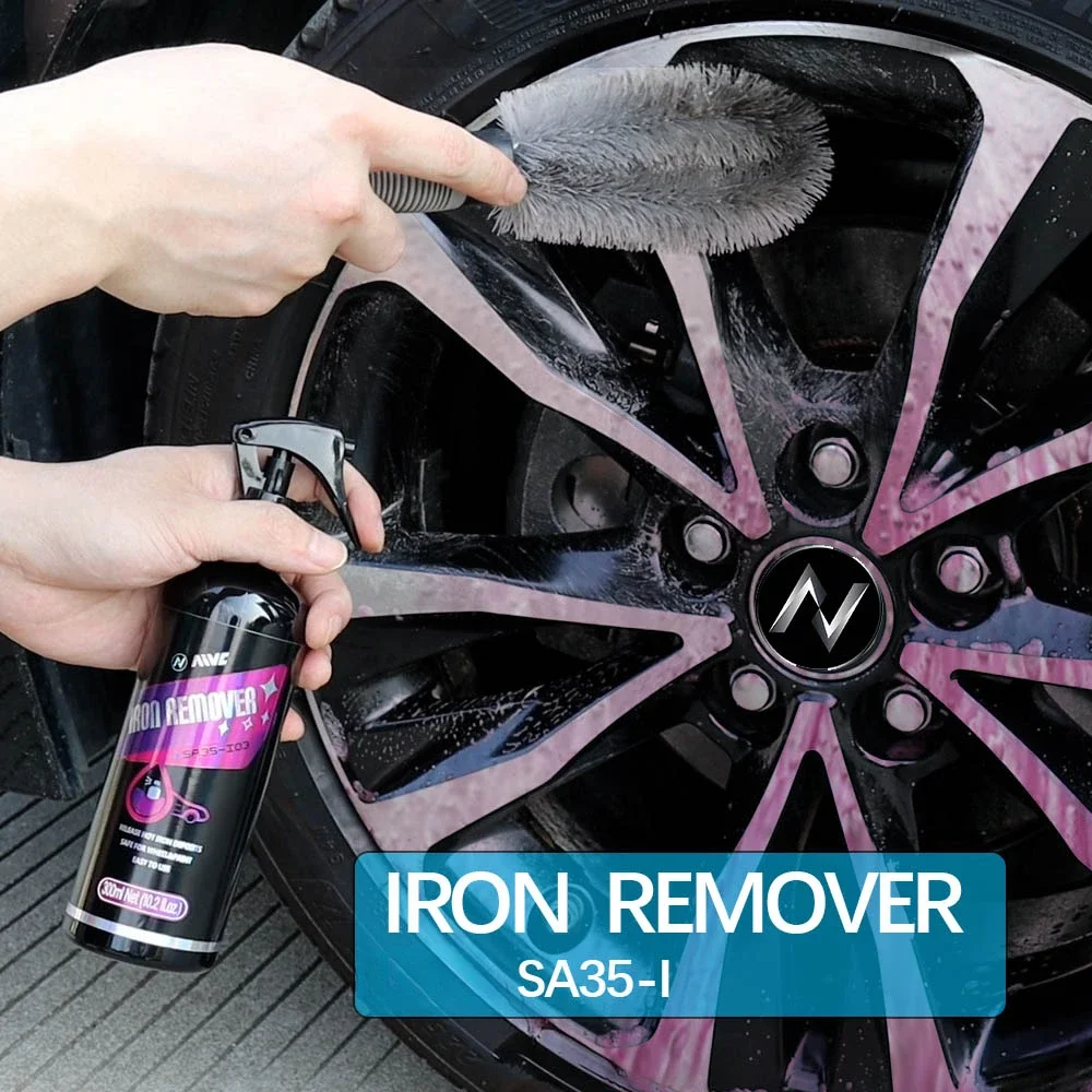 Iron Remover Spray Car Wheels Rim Cleaner Multi Purpose Rust Remover Brake Paint Protect Metal Dust Iron Powder Remover Car Care