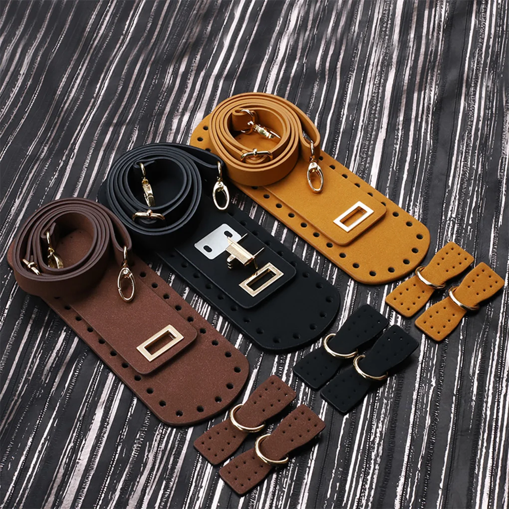 

7Pcs/Set Purse Making Kit Base DIY Crochet Bag Handbag Repair Supplies Set with Hardware Kids Replacement Accessories