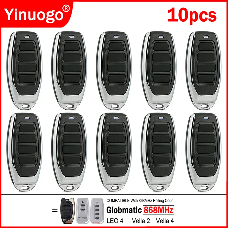 

New Globmatic Vella2 Vella4 LEO 4 Gate Remote Control 868MHz Globmatic Vella 2 4 Garage Door Remote Control Hand Transmitter