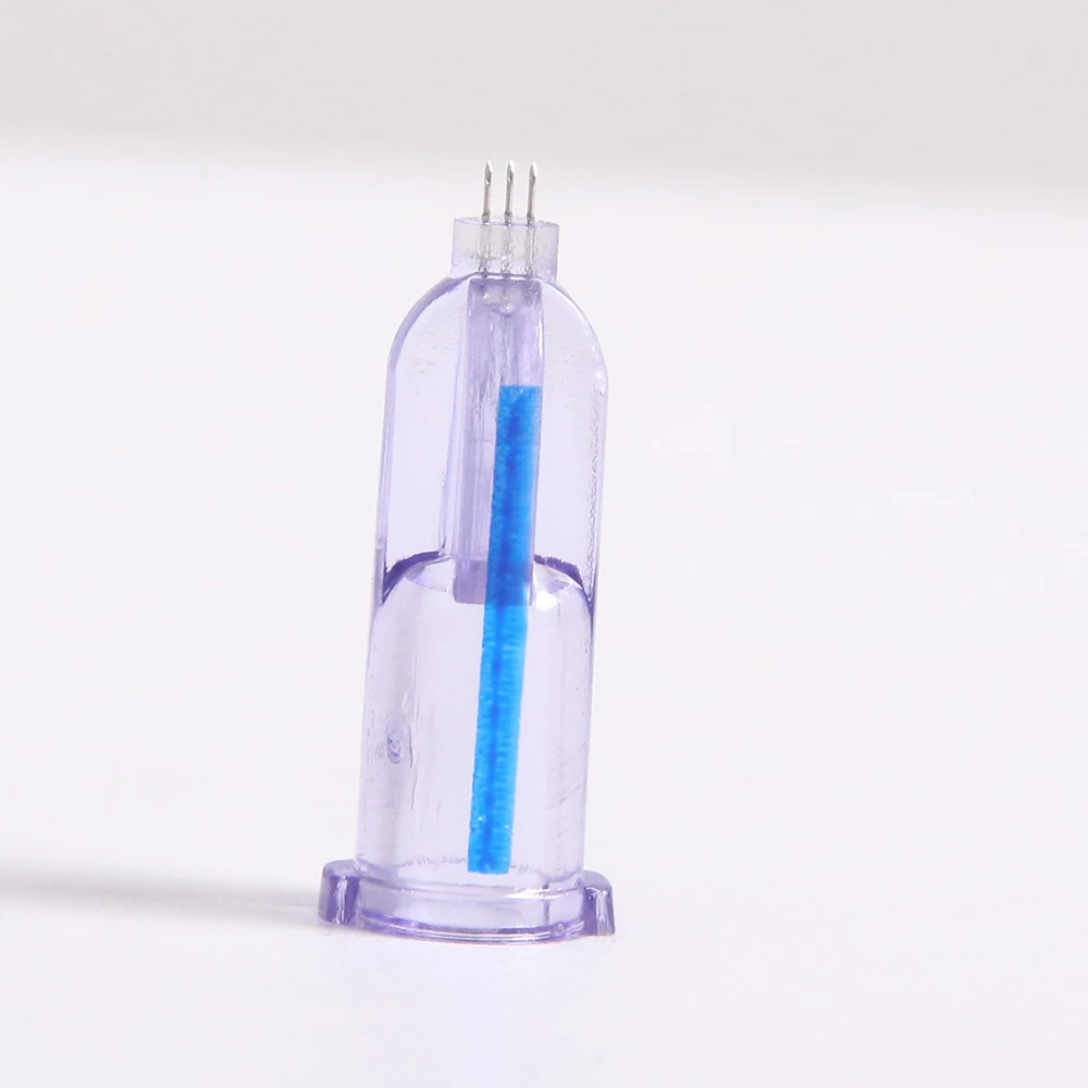 Nanosoft 34G Nano Needle 3Pin 1.2mm 1.5mm 0.6mm 0.8mm 1.0mm Skin Rejuvenation Nano Soft Agujas Single Packaged Multi-needle
