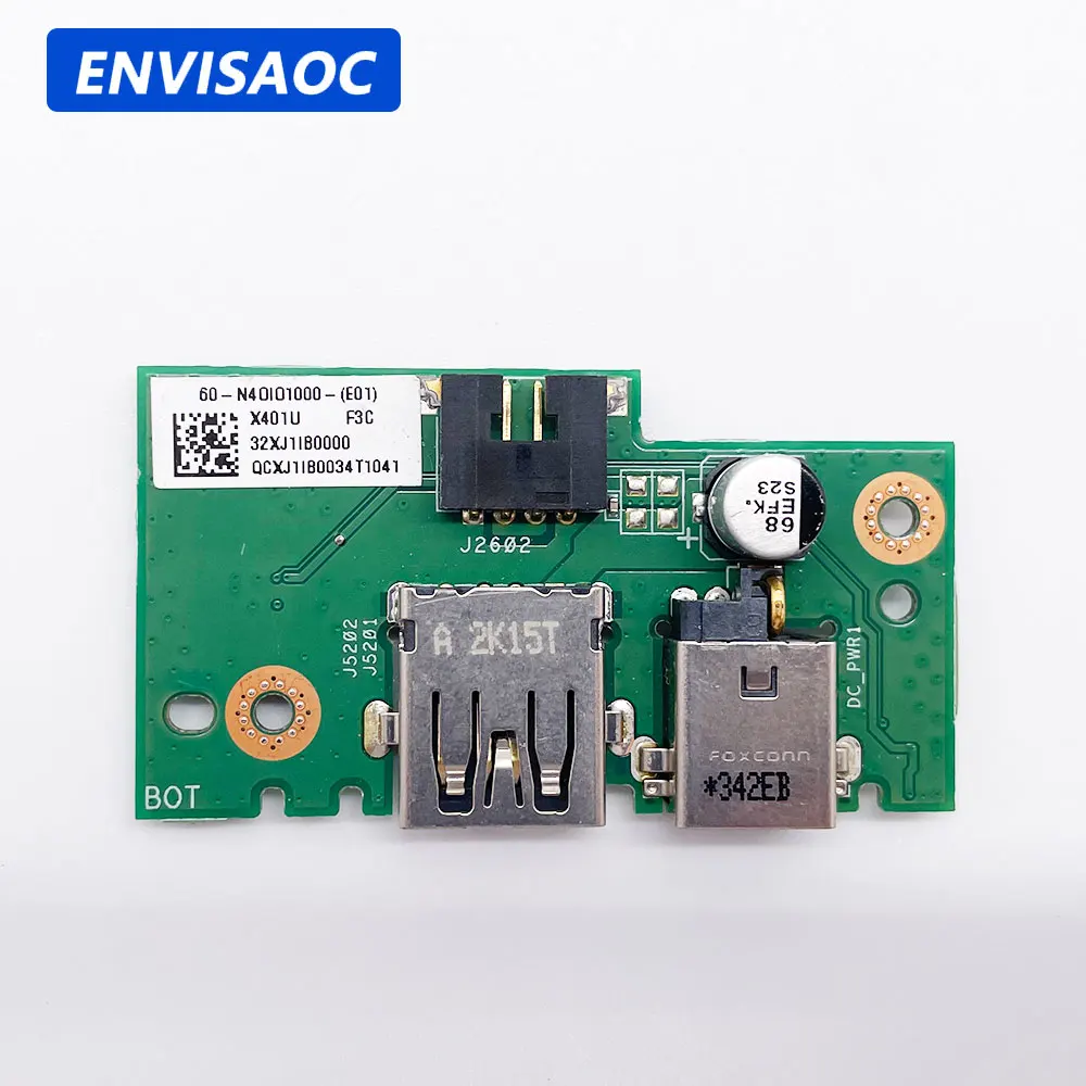 Placa de carga USB DC-IN OEM para portátiles ASUS X401, X401A, X401U, X501, X501A, X501U, X301, X301A, X301U