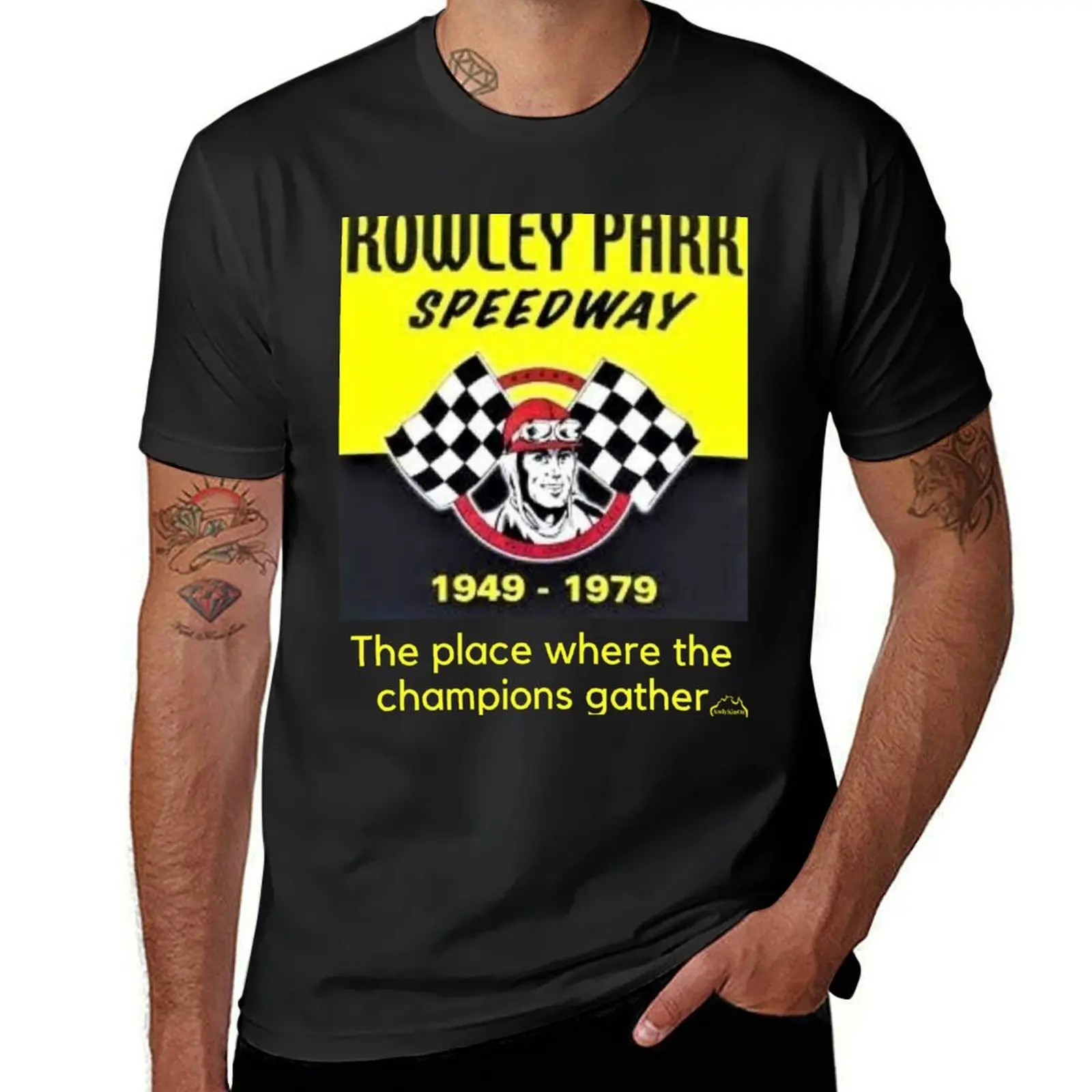 Rowley Park Speedway T-Shirt plus sizes Aesthetic clothing graphics Blouse men clothing