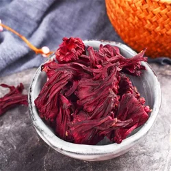 100% Natural Roselle Dried Hibiscus Flowers for Beauty Health Soap Perfume Resin Jewelry Making Candle Materials Supply