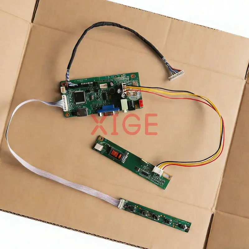 

Плата привода контроллера ЖК-дисплея подходит для N150X1 LT150X3 HT15X33 LQ150X1LH62 LVDS 20-контактный HDMI + VGA 1024*768 1-CCFL 1024x768 комплект DIY