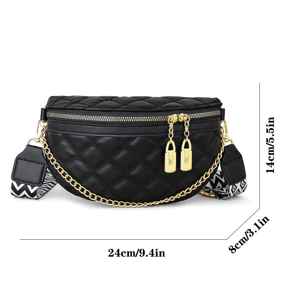 High Quality Saddle Bag for Women 2024 Fashion Crossbody Shoulder Bags Soft Leather Female Messenger Bags Purses and Handbags