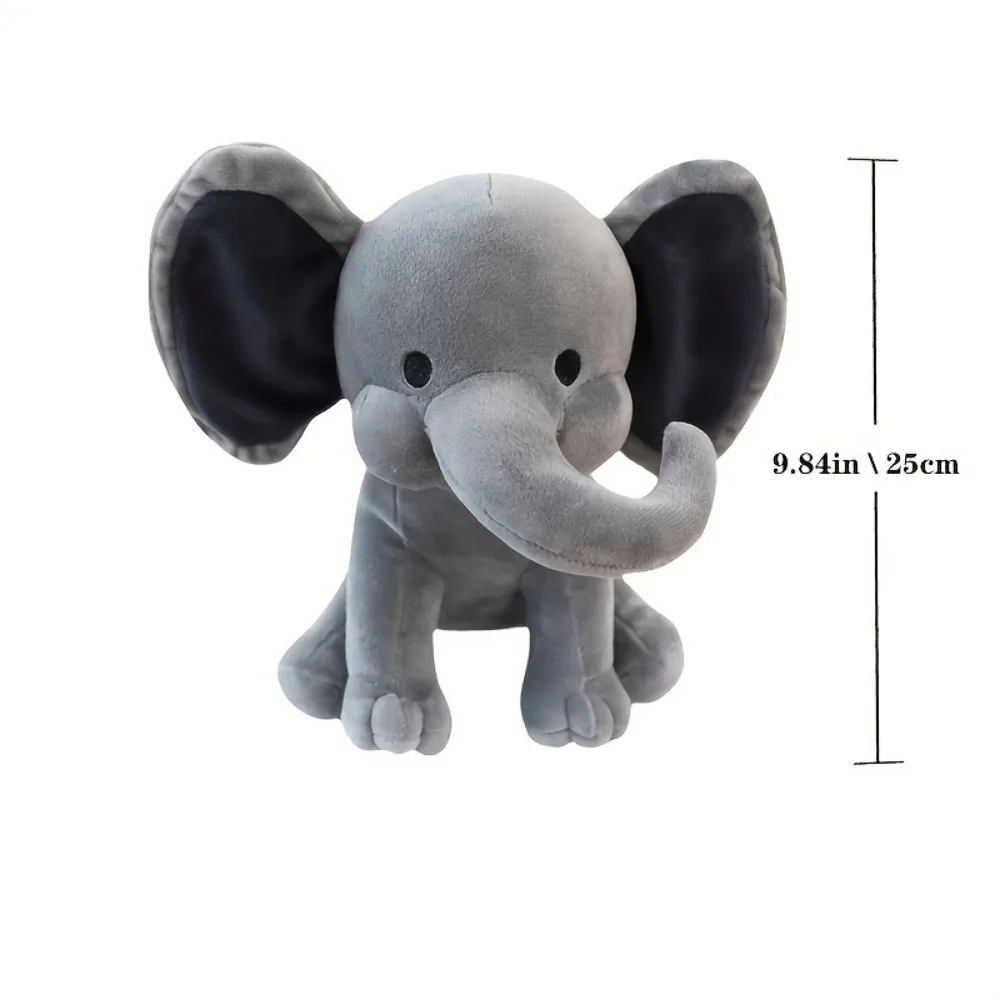 Cute Elephant Plush Toys for Babies and Toddlers, Nursery Children's Decorative Plush Soothing Dolls, Halloween Christmas Gifts