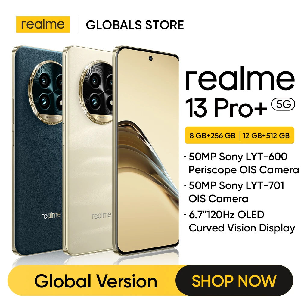 Смартфон realme 13 Pro Plus, Snapdragon 7s Gen 2, 5200 мАч