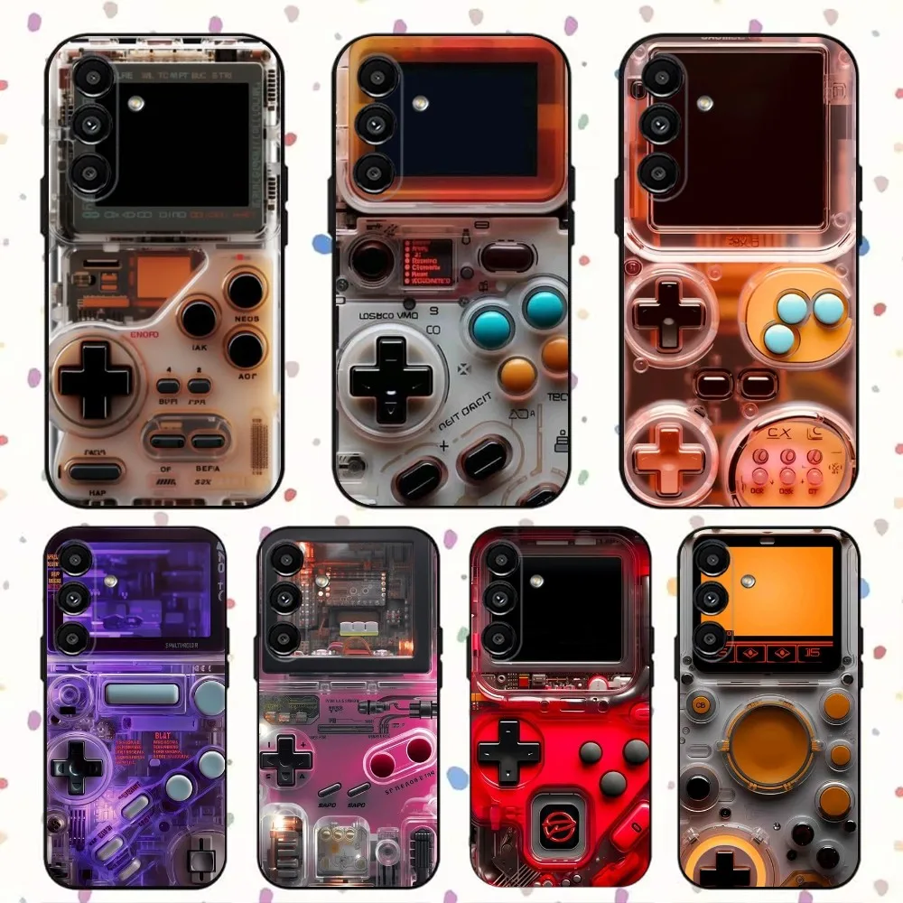 

Retro Game Console Phone Case For Samsung S24,S21,S22,S23,S30,Ultra,S20,Plus,Fe,Lite,Note,10,9,5G Black Soft Cover