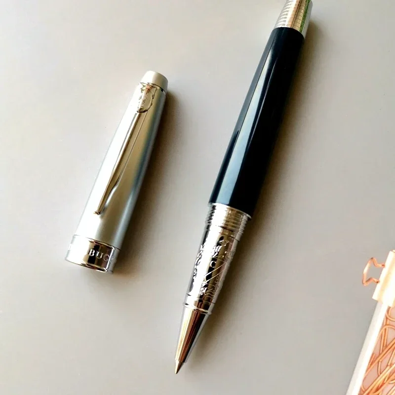 Luxuris Writers Rollerball Pen Metal 0.5mm Black Green Business Gel Pens High Quality Stationery Writing Pen Office Supplies