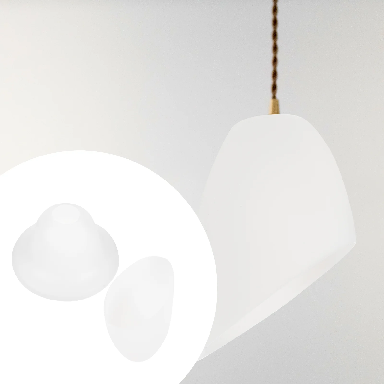 

2 Pcs Light Covers Creative Lamp Table Shade Vintage Lamp-chimney Plastic Camping Office