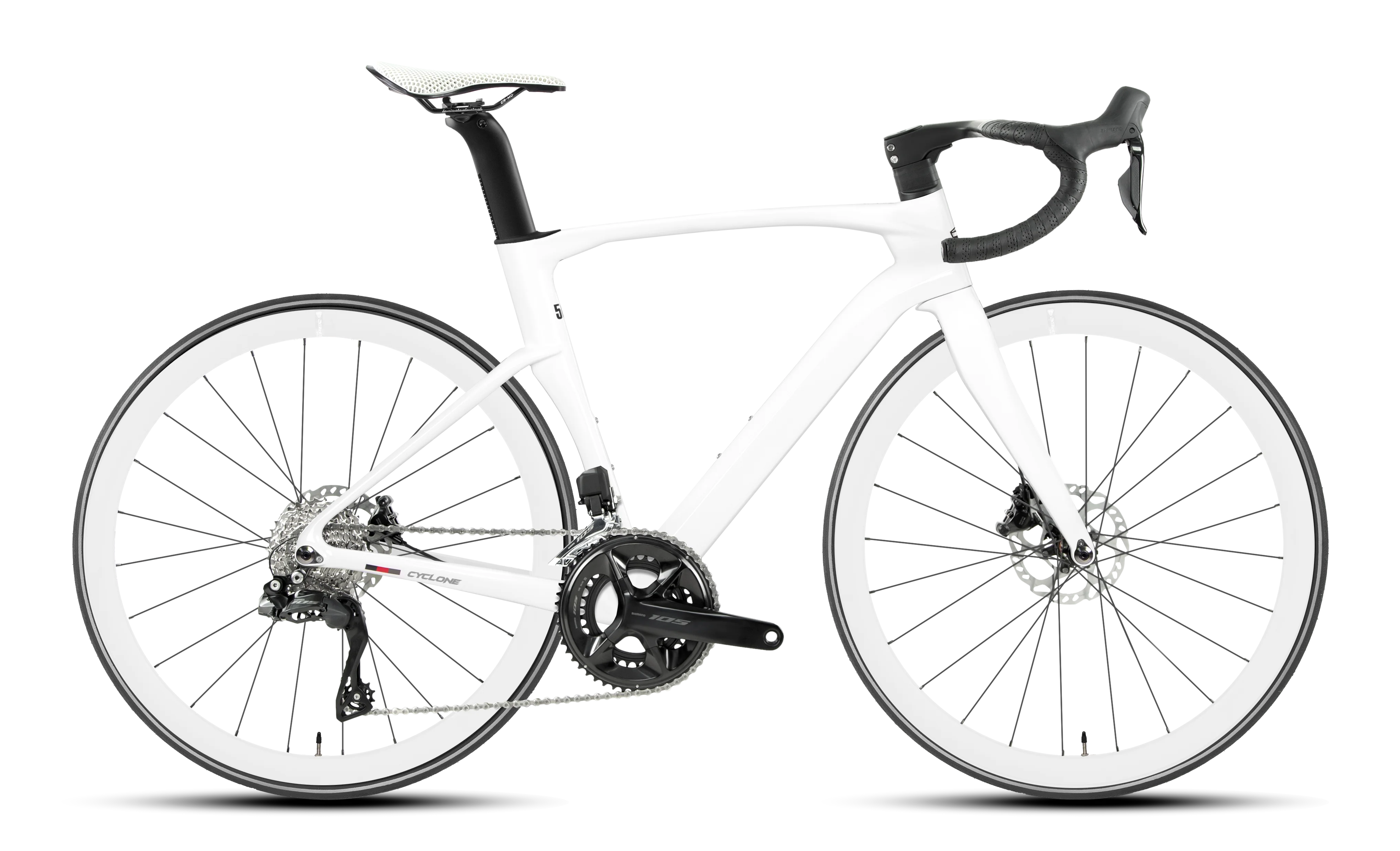 

TWITTER CYCLONE Electronic gear shifting 105/R7170-24s Hydraulic Disc Brake Carbon Fiber Road Bike 700*25C bicicletas велосипед