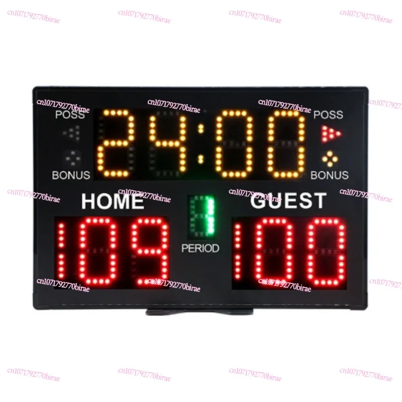 Charging Electronic Basketball Electronic Scorer, Suitable for All Kinds of Ball Games Score Card Basketball Meter Split Screen